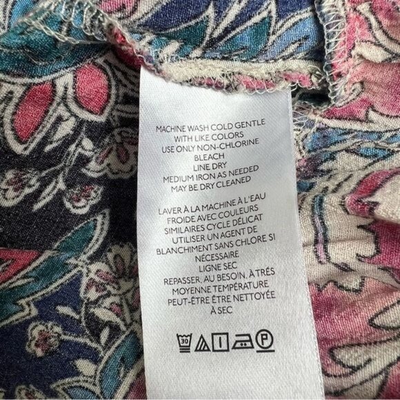 Anthropologie Spliced Tunic Dress in Blue Motif - XS - Picture 7 of 7